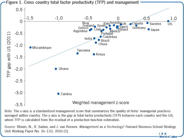 跨国全要素生产率(TFP)与管理