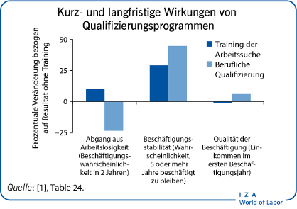 库尔茨和langfristige Wirkungen von qualiizierungsprogrammen