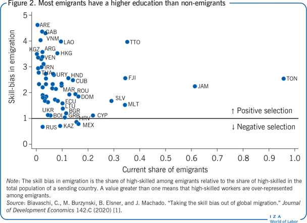大多数移民比非移民受教育程度更高